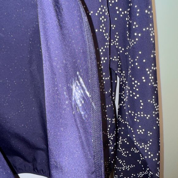 Nike Dri-FIT Running Jacket size L Deep Purple & White Lightweight Outerwear - Picture 7 of 7